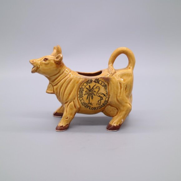 Vintage Ceramic Souvenir Creamer Pitcher | Kitschy Farmhouse Decor | Farmcore - Picture 2 of 10